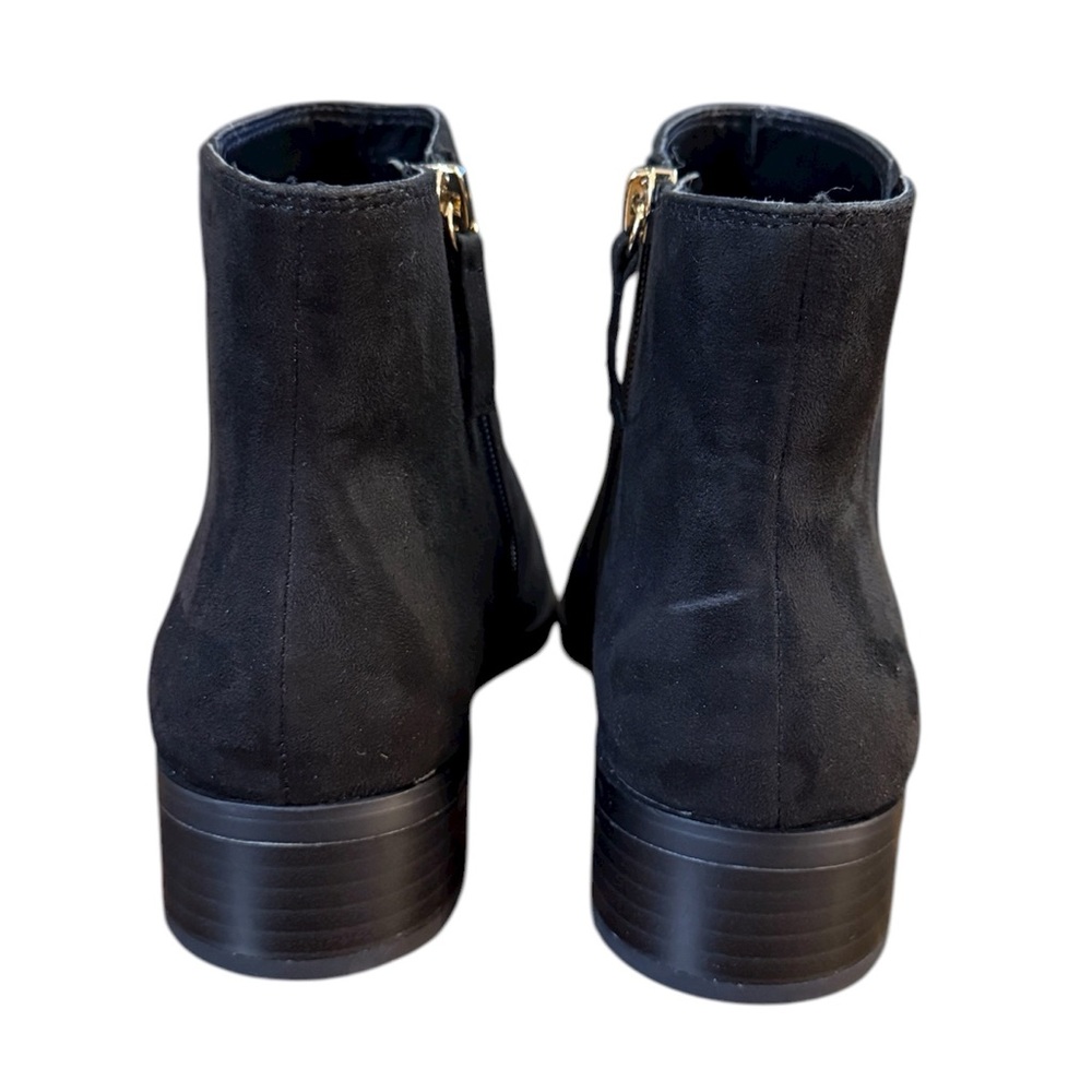 J.Crew Sueded Ankle Boots Women’s Size 6.5 Black - Picture 2 of 10